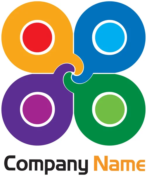 Nowoczesne kolorowe logo — Wektor stockowy