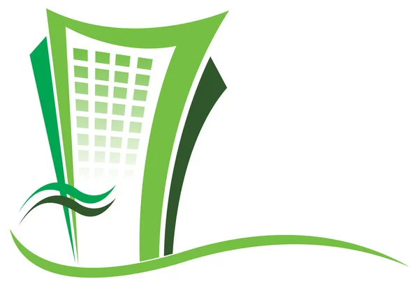 Gebäude-Logo — Stockvektor