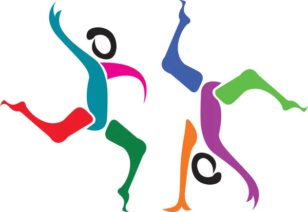 Logo coppie — Vettoriale Stock