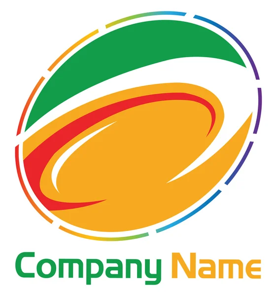 Okrągłe logo firmy — Wektor stockowy