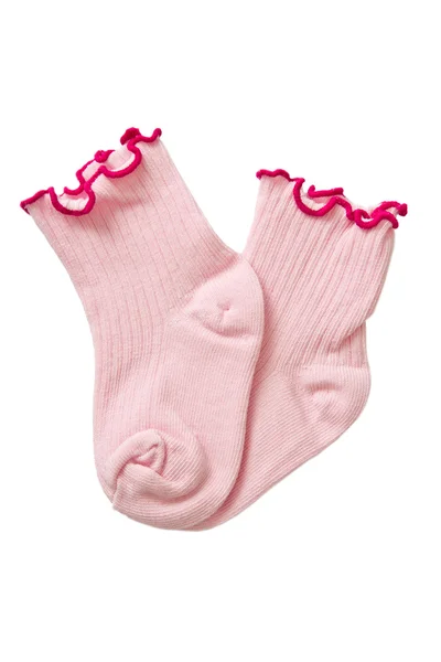 Ferdig med sokker til spedbarn . – stockfoto