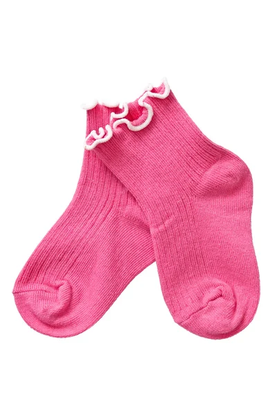 Voltooien van baby sokken. — Stockfoto