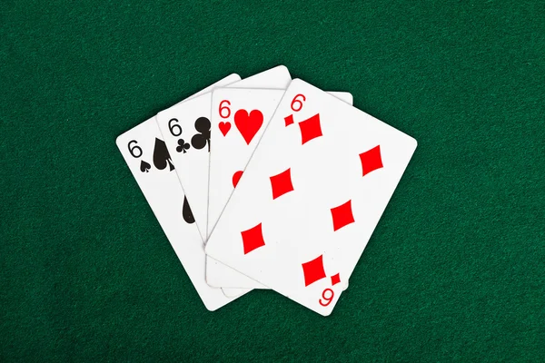 Cartes pour le poker . — Photo