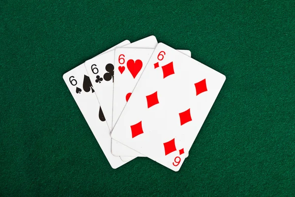 Poker kartları. — Stok fotoğraf