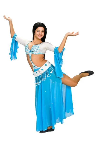 East Dancer In Eastern Costume. — Stock Photo, Image