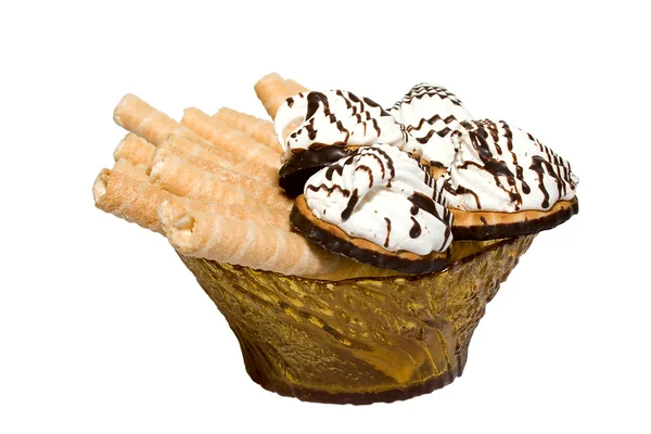 Biskuit cakes — Stock Photo, Image
