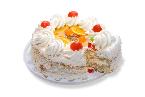 Торт с фруктами — стоковое фото