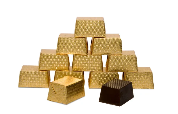 Oro o chocolate —  Fotos de Stock