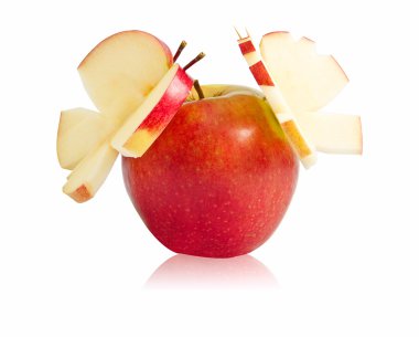 Red apple. clipart