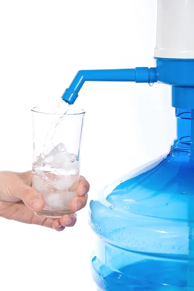 Grande bouteille d'eau potable propre . — Photo