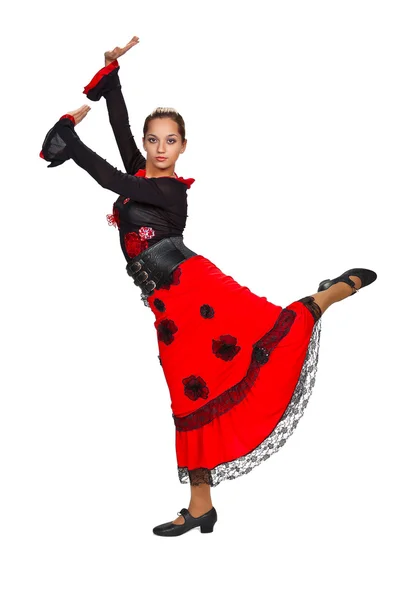 Bela dançarina espanhola . — Fotografia de Stock