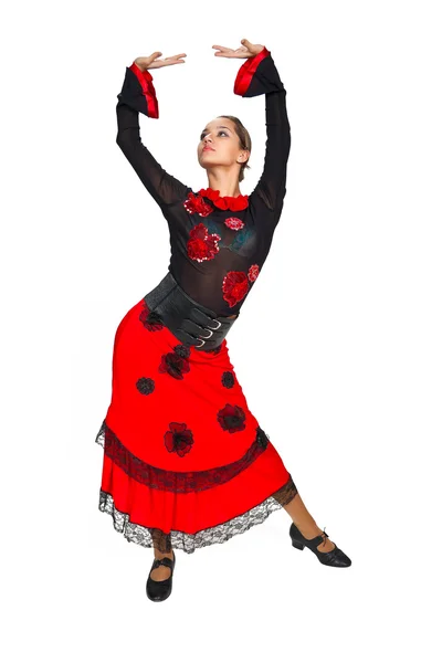 Прекрасный испанский танцор . — стоковое фото