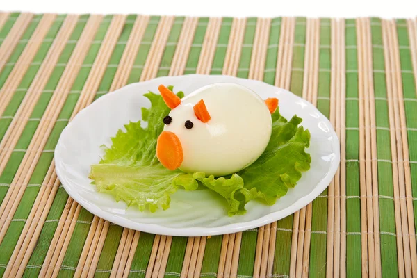 Salat og æg . - Stock-foto
