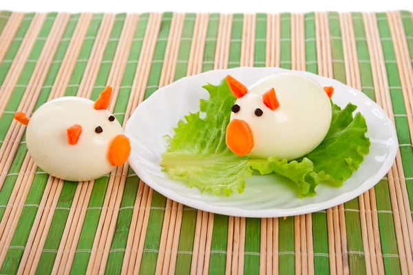 stock image Lettuce and egg.