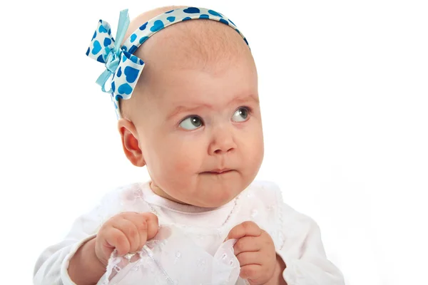 Portrait of a newborn girl — Stock Photo, Image