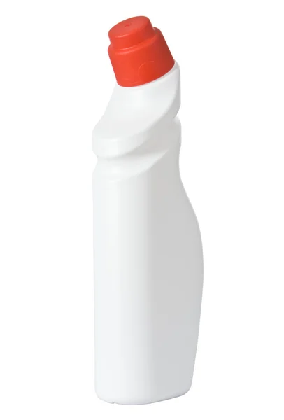 White plastic bottle. — Stock Photo, Image