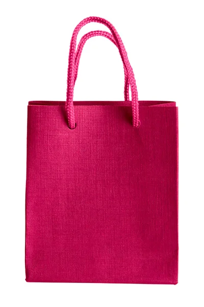 Roze papieren-zak. — Stockfoto