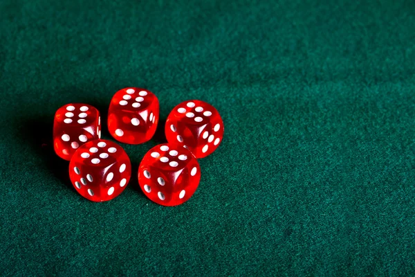 Dices on the table. — Stock Photo, Image