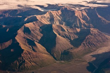 Red mountain massive as seen from space clipart