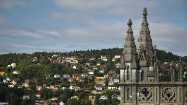 Cathedral in Trondheim, Norway clipart