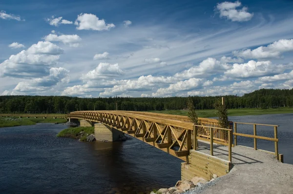 stock image Wooden bridge