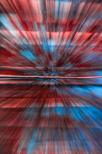 Colourful warp in the forest — Stock Photo, Image