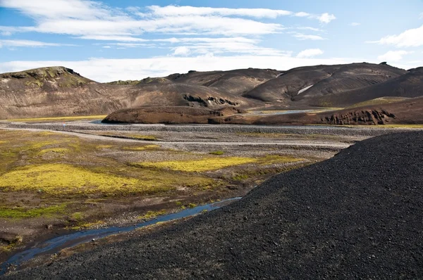 Paesaggio vulcanico dell'Islanda — Foto Stock