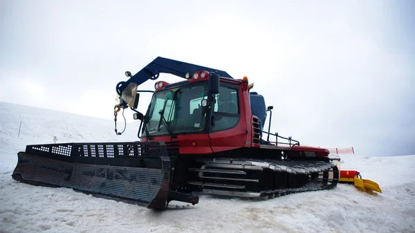 stock image Snow groomer used to groom ski pistes