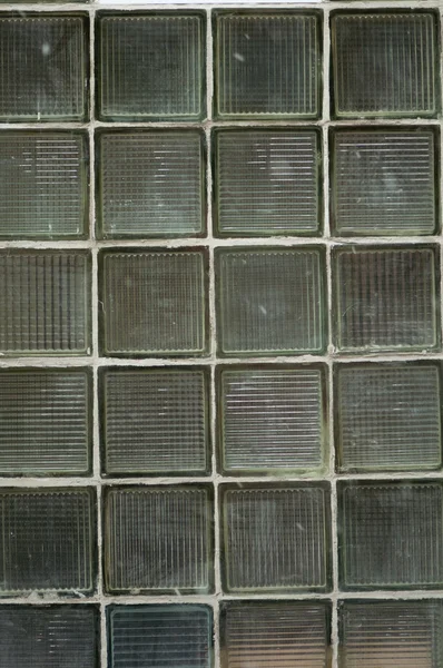 stock image Old glass brick wall