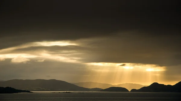 Luz de Deus, belas ilhas paisagem — Fotografia de Stock