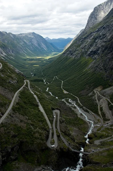 Weg van de trollen, Noorwegen — Stockfoto