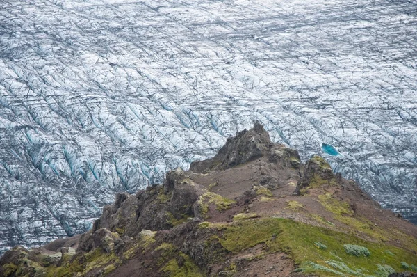 Glaciären i bergen, detalj — Stockfoto