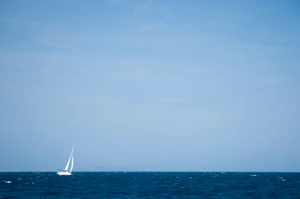 White yacht — Stock Photo, Image