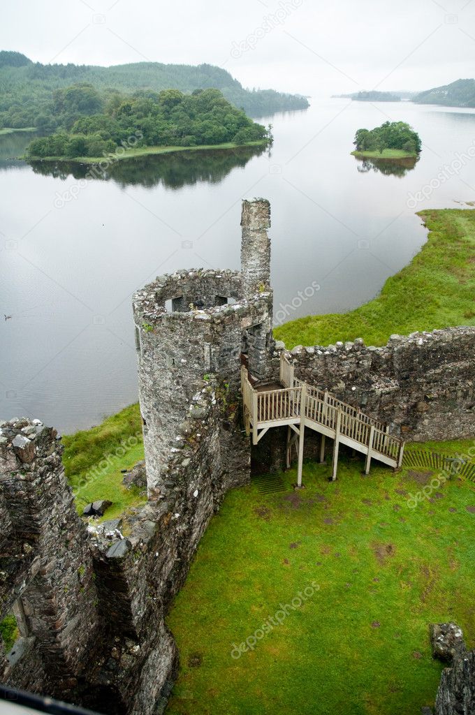 ruinas del castillo de Kilchurn en