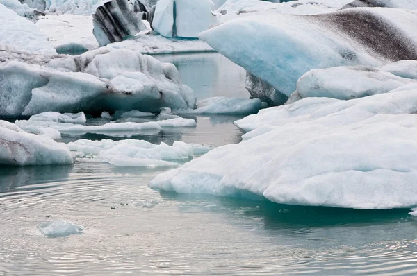 在印象中的北极冰川湖 — 图库照片
