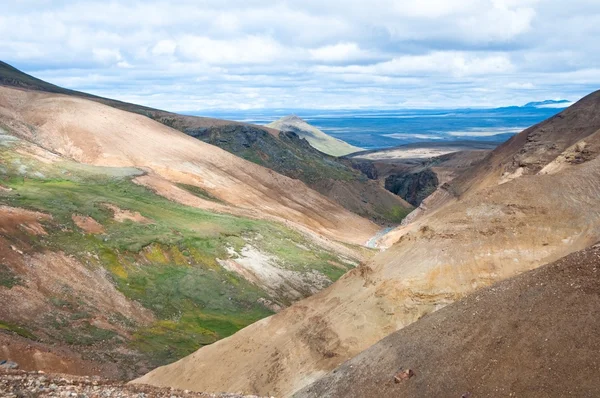 Rainbow góry, Islandia — Zdjęcie stockowe