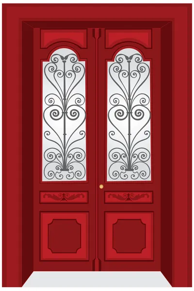 Vintage Door — Stock Vector