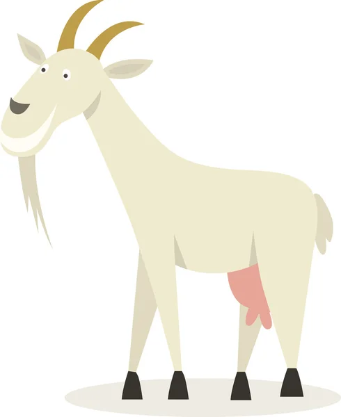 Funny goat — Stock Vector