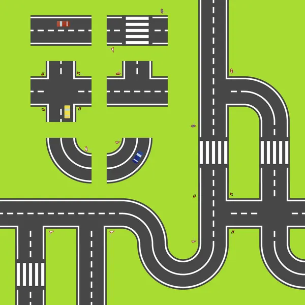 Plan de carreteras Gráficos Vectoriales