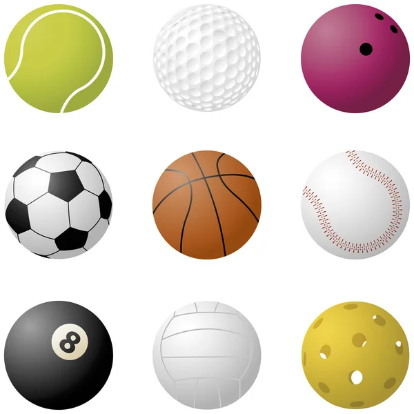 Sport bollar — Stock vektor
