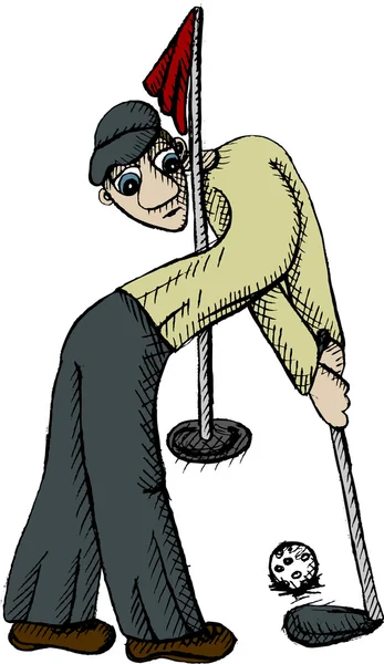 Joueur de golf — Image vectorielle
