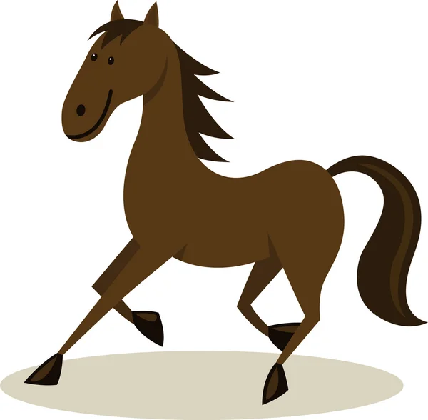 Běžící kůň — Stockový vektor