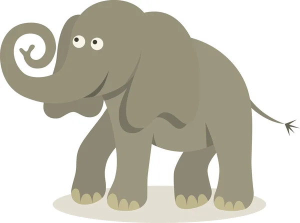 Söt elefant Royaltyfria illustrationer