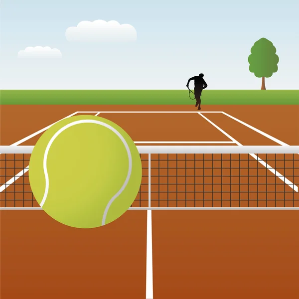 Tenisz (vektor) — Stock Vector