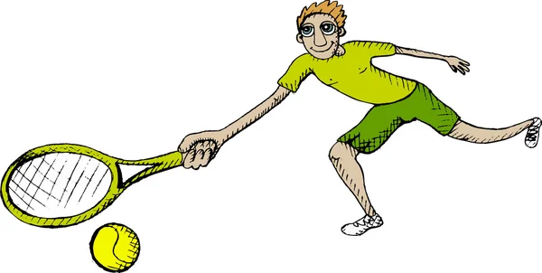 Теннисист — стоковый вектор