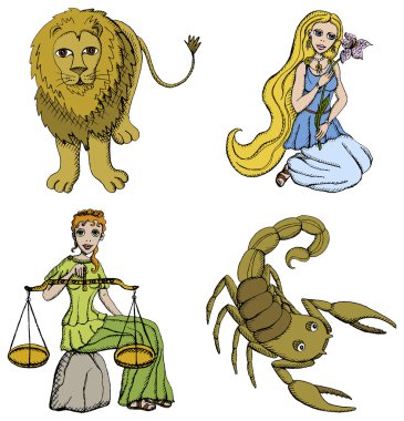 Zodiac Signs - 2nd period clipart