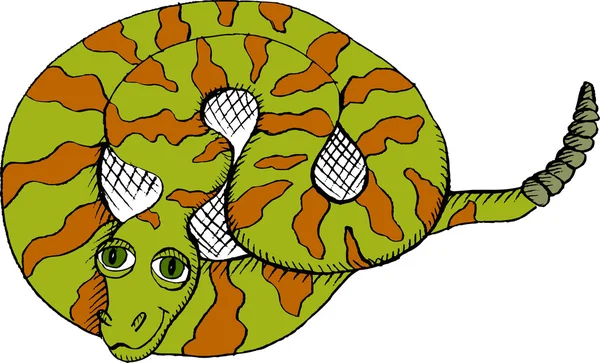 ガラガラヘビ — ストックベクタ