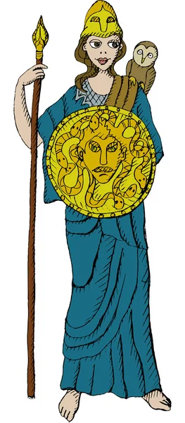 Athena — Stok Vektör