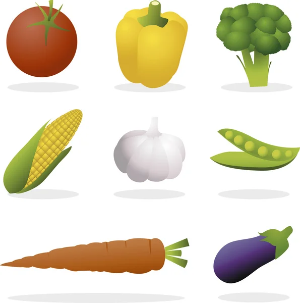 Warzywa wektor — Wektor stockowy
