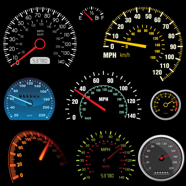 Набор спидометров
